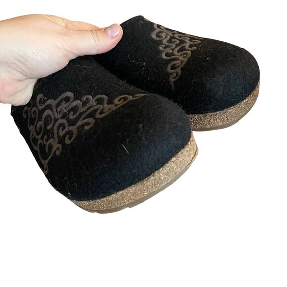 Women’s Haflinger Wool Clogs Deep Navy Blue Size 42 - Picture 5 of 7